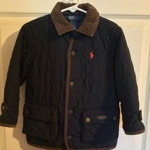 Boys Polo Quilted Coat